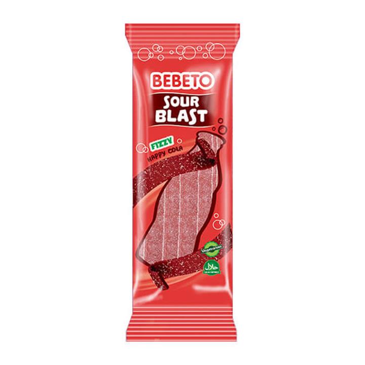 پاستیل نواری نوشابه ترش ببتو - 180 گرم